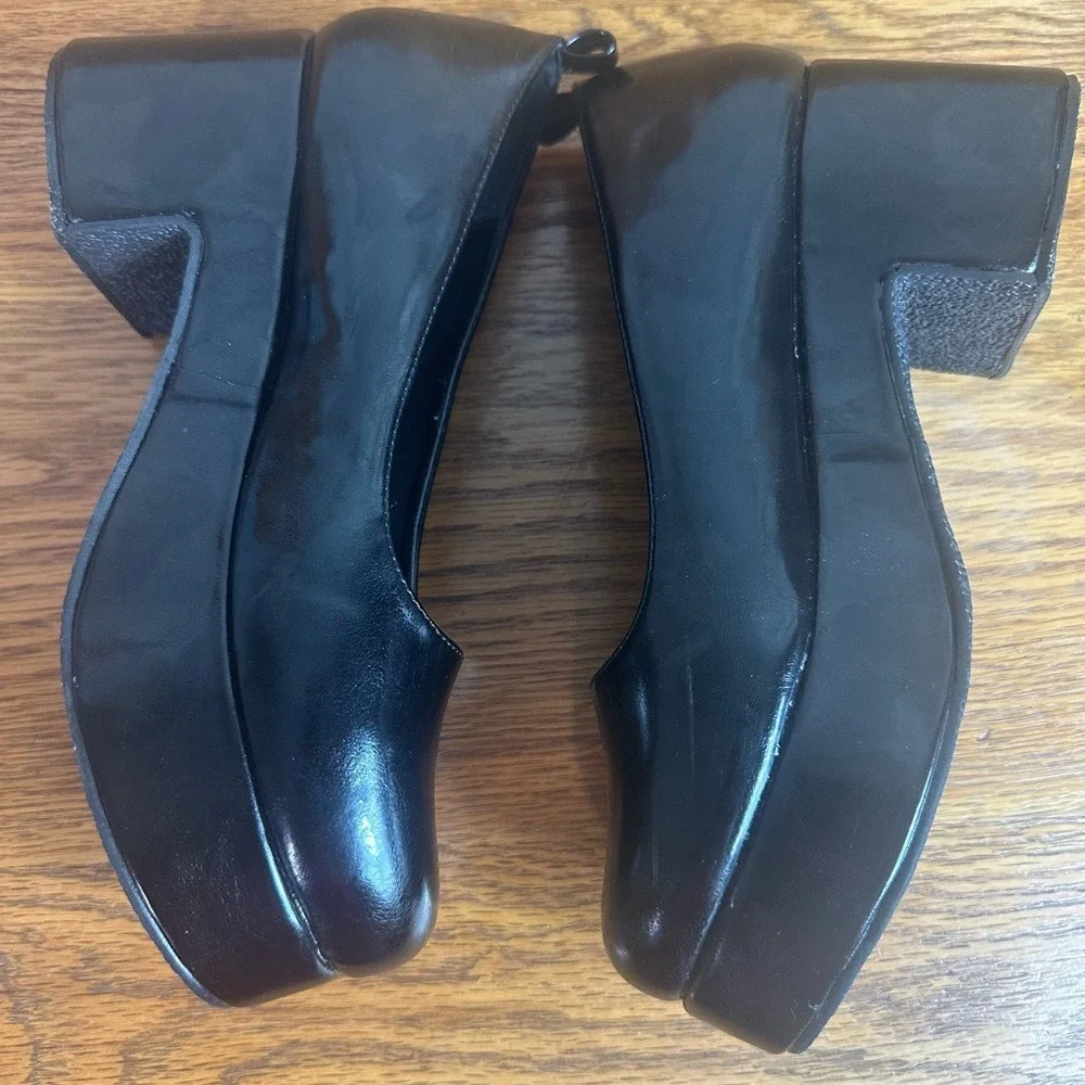 Cider Y2k Platform Chunky Block Heel Black Patent Womens 9.5 Punk Goth